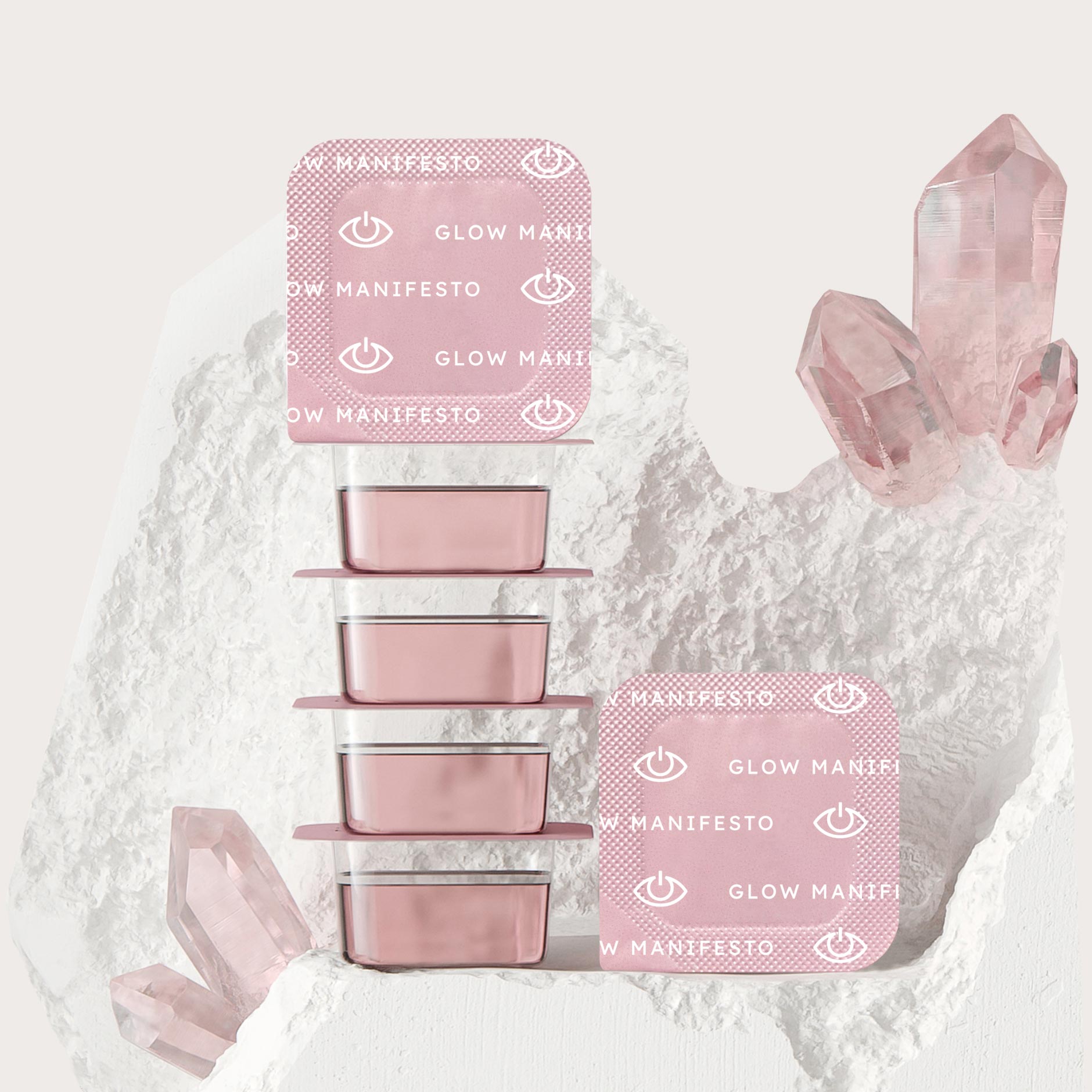 Glow Manifesto Ice Cubes x 9